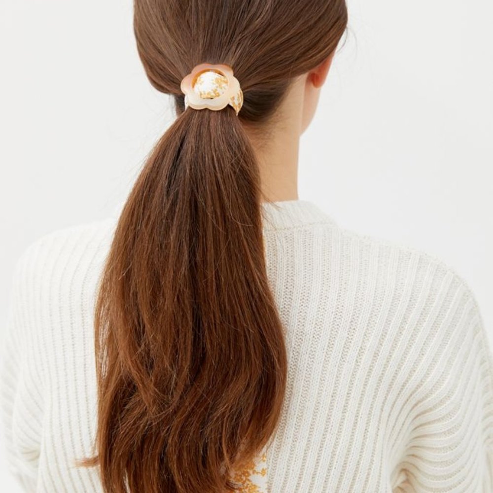 Bijou 3-In-1 Tie Back Headband (Ivory) - Picture 2 of 3